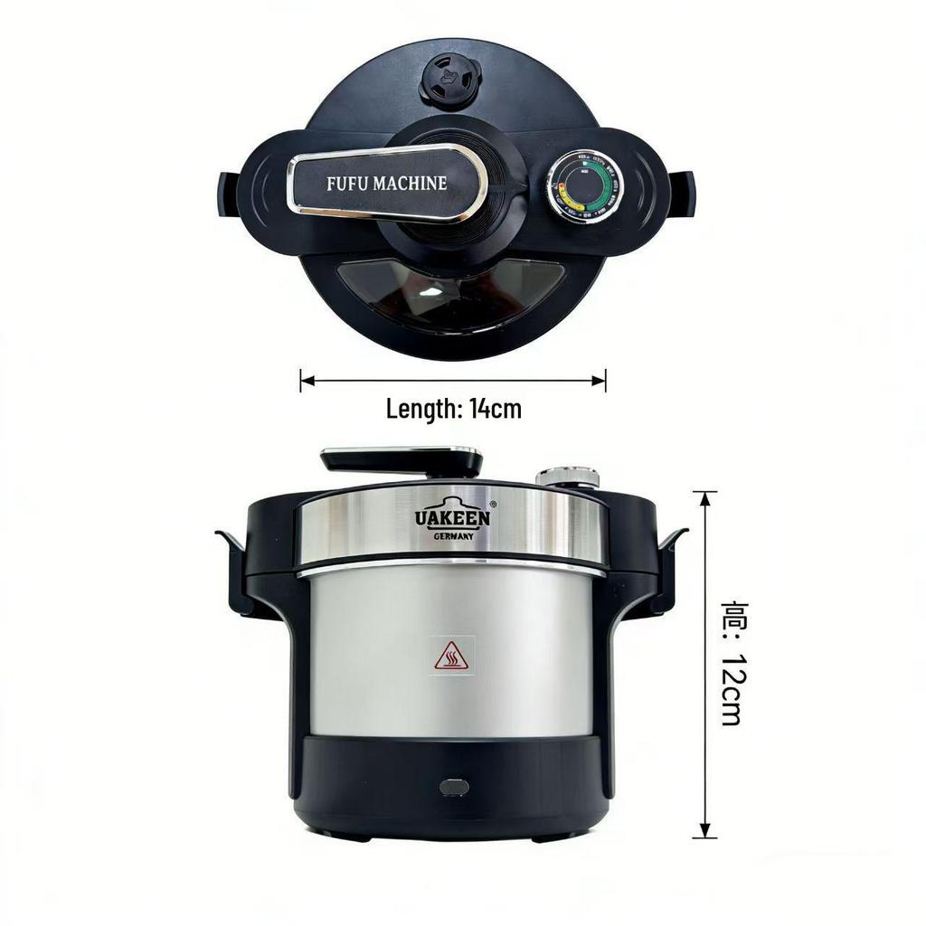 Fully Automatic Fufu Swallow Maker & Multi-functional Meat Grinder with UK Plug