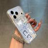 Korean Style Cat Illustration Phone Case: Soft, Drop-Proof Shell with Integrated Camera Button for iPhone 13, 15, 16, 17 Pro Max