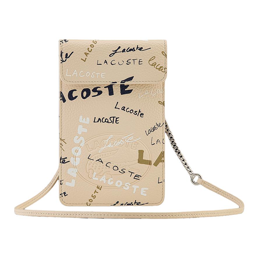 

Lacoste Fashion Vintage Print Leather Shoulder Crossbody Bag Women bags Oyster-Gray NF3586NJ-104335 Oyster Gray
