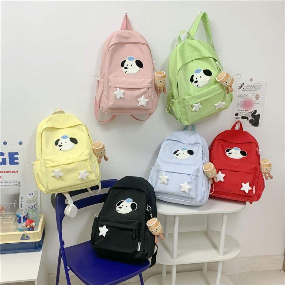 

Fashion School Knapsack Colourful Puppy Backpack Cute Shoulder Bag Travel style 2