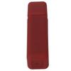 5 Pcs Empty Lip Gloss Tubes Rubber Paint Frosted Texture Refillable Rectangular Lip Balm Bottles Red