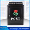 European-Style Wall-Mounted Rainproof Mailbox and Newspaper Box