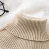 Elegant Knitted Winter Scarf Casual Office Neckerchief Travel Friendly Scarves for Outdoor Use