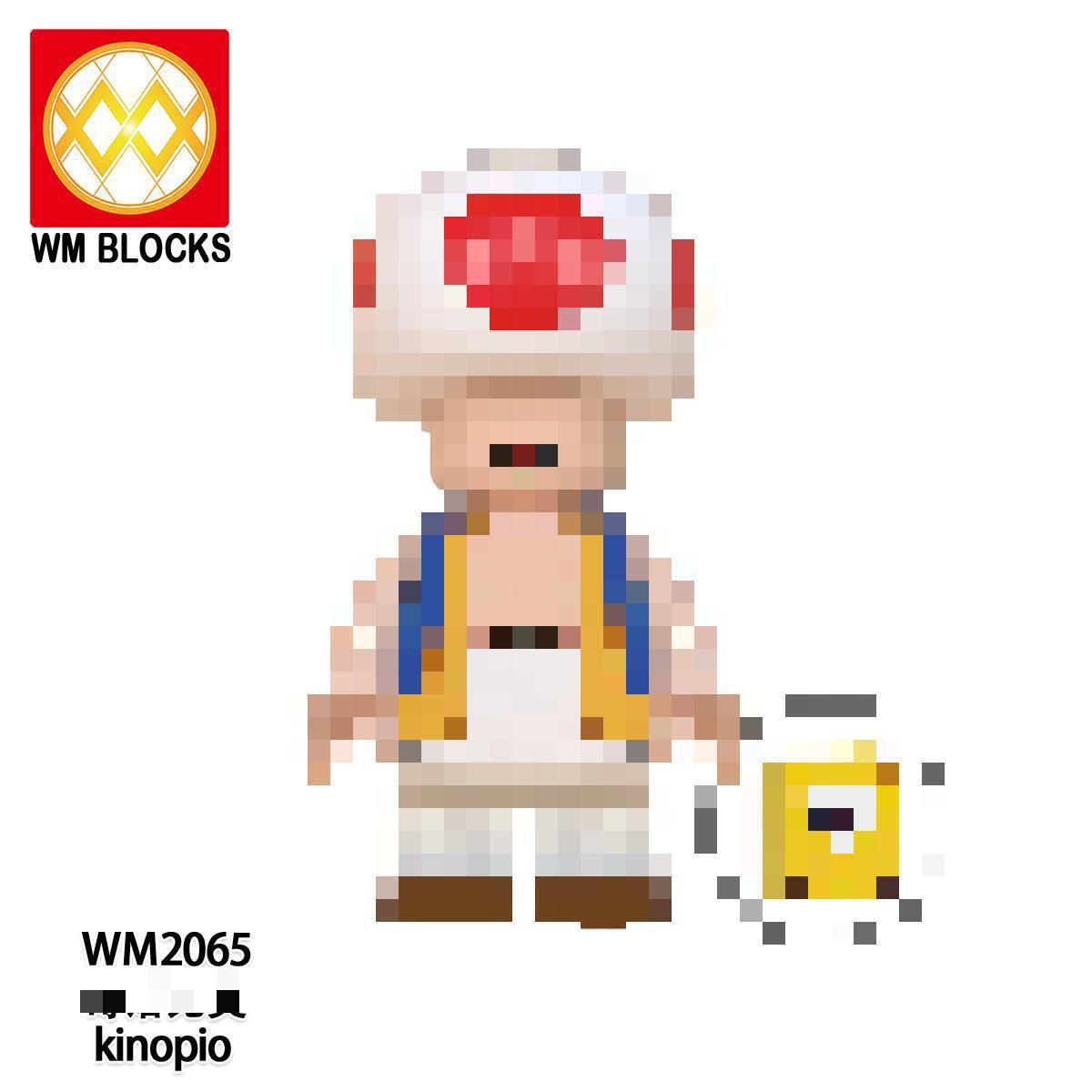 WM6103 Game Anime Series Luigi Minifigure Building Blocks Children s Toy