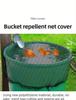 2pcs Rain Bucket Net Cover Bucket Insect Proof Net Cover Water Tank Screen Protection Cover Rain Bucket Filter Protective Net