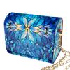 Kit de Sac à Bandoulière Peinture Diamant 5D DIY avec Chaîne Sac de Maquillage Strass Bling Motif Fleurs pour Décoration Intérieure Cadeau