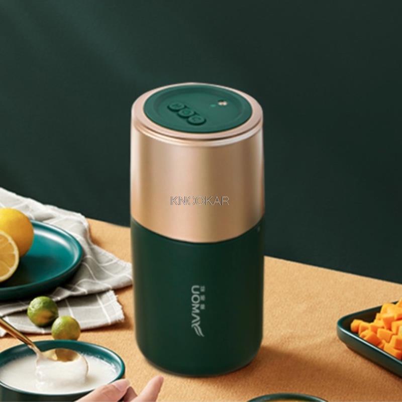 

Soybean Milk Maker Smoldering Cup Mini Food Professor Multi-Function Blender USB Blending Cup Porridge Soymilk Cooker Portable зелёный