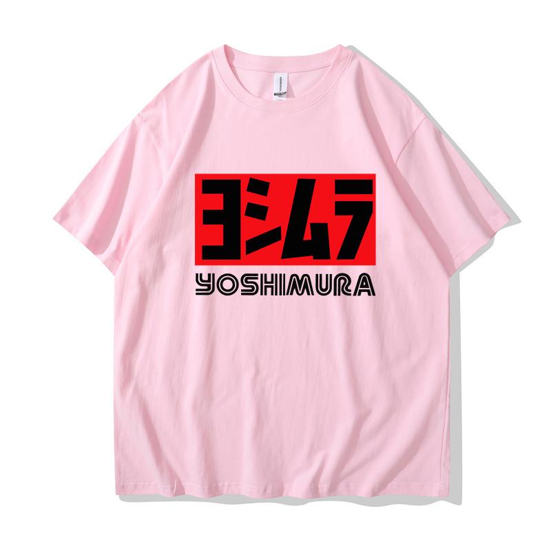 2024 Men Yoshimura Tee Shirt Classic Japanese Motorcycle Exhaust T-shirt Fashion Funny T-shirt Men Cotton Brand Teeshirt
