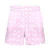 Mens Love Heart Print Soft Boxer Shorts Lightweight Loose Sports Short Pants Sleepwear Beachwear