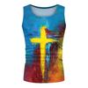 Mens Summer Surf Beach Tank Top Large Size Casual Breathable Sleeveless Top Loose  Print Tank Top Man Shirt