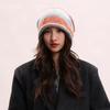 Gradient Color Knitted Stacked Hat Loose Pile Cap Simple Y2K Pullover Cap  Sports
