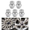 Set of 5 Vehicle Wheel Nuts Wheel Nuts with 19×32mm Thread Steel Wheel Nuts Vehicle Fitment Simple Installation for Car