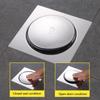 Removable Square Shower Drain Rust-proof Floor Hair Catcher Durable Bathroom Drain Plug  Toilets