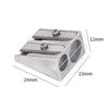 Reliable Metal Pencil Sharpeners Double Hole Drawing Writing Sharpener