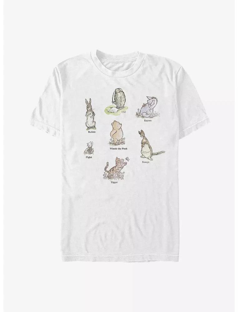 Winnie The Pooh Poster Tshirt White S