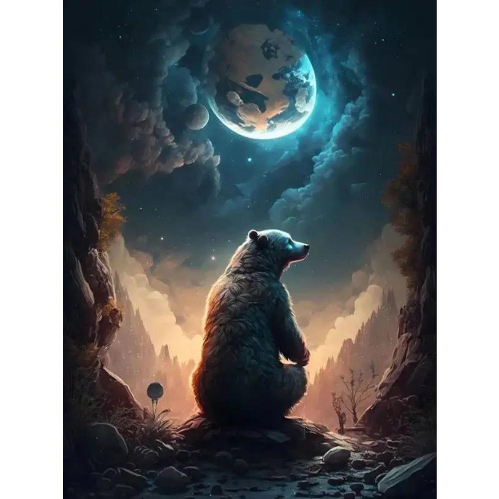 DIY Vollkreis Diamantmalerei Kreuzstich 3D süßes Tier Home dekorative Kunst Diamantmalerei 5d Diamantkunstmalerei