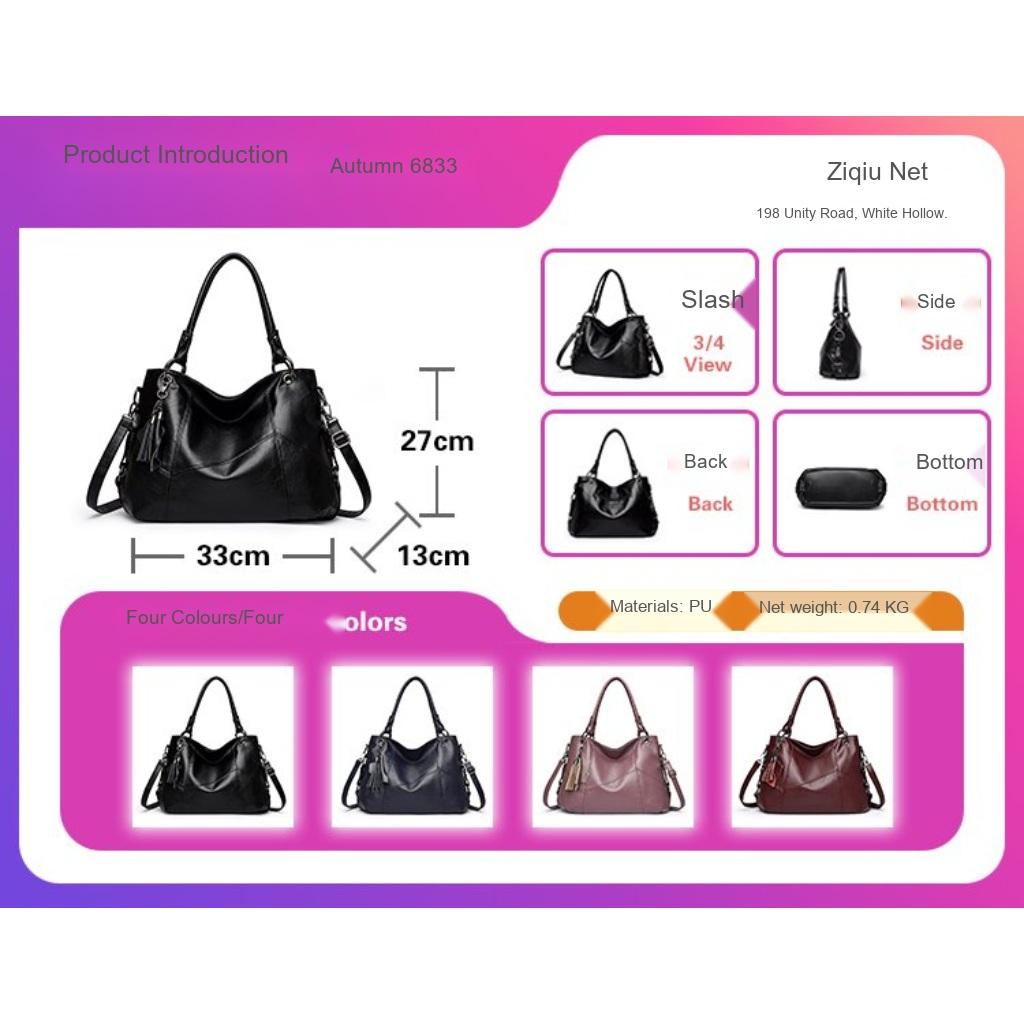 Handtasche Damen PU Verstellbarer Riemen Büro Täglich