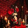 Halloween Decor, Gothic Wall Decor Floral Skeleton Torso For Halloween Decorations Indoor, Gothic Ribcage Art, Easy Indoor Display