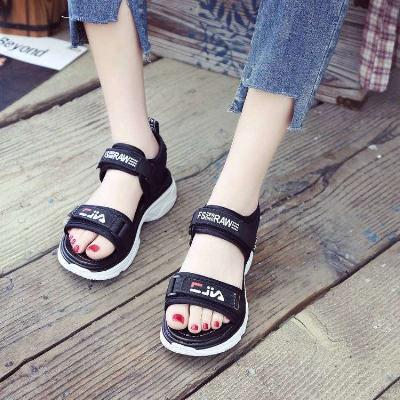 

2025 лето мягкая подошва универсальные беременные женщины на плоском каблуке студенческие сандалии нескользящие простые повседневные сандалии на плоской подошве женская обувь пляж 35 чёрный