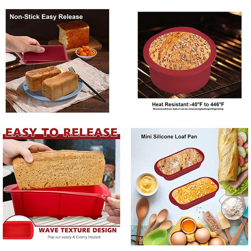 Kulaté silikonové formy na dort Nepřilnavá pečicí forma Opakovaně použitelné kuchyňské nádobí na chléb, koláče, cheesecaky a dezerty Snadné vyjímání