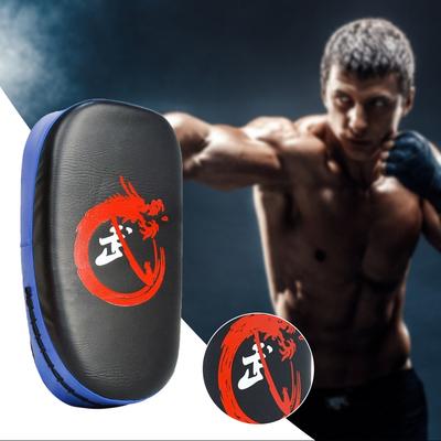 PU Kožený KOPACÍ PAD na ruku a nohu Taška Zakřivený Muay Thai Pad Cílový Pad na nohu pro Muay Thai Taekwondo