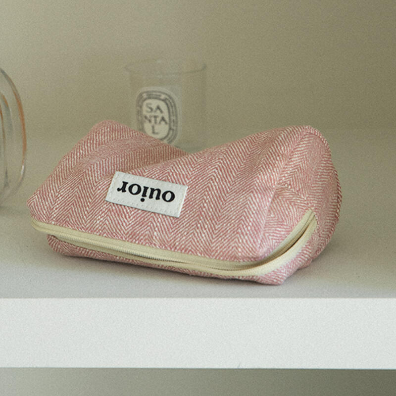 Повседневная косметичка «Елочка» (5 цветов) 3. Herringbone Sky Gray