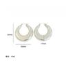 Vintage Gold Circle Screw Thread Hoop Earrings for Women, Minimalist Textured Ear Cuffs, Dainty Small Hoops, Trendy Jewelry Gift