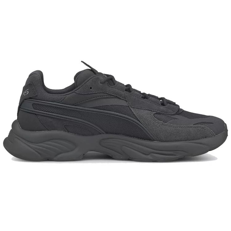 Puma Rs-Connect Mono Round Toe Lace-Up Low-Top Dad Sneakers Unisex Sneakers Black 375151-02