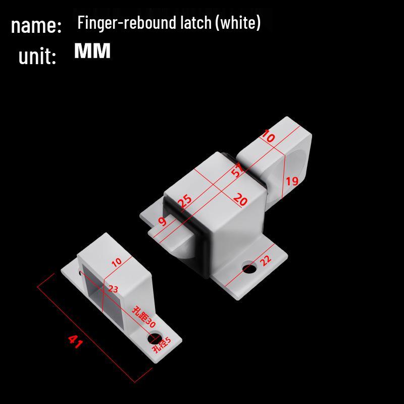 Automatisk fjäderbelastad bultlås för dörr och fönster i aluminiumlegering