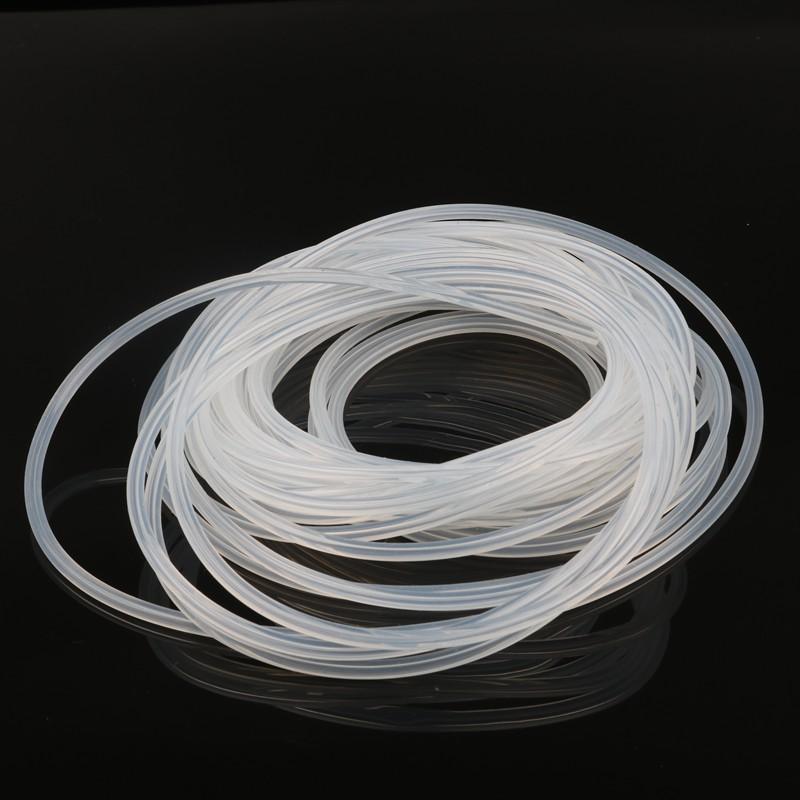 5M Lebensmittelqualität Transparenter Silikonschlauch Gummischlauch 1 2 3 4 5mm Außendurchmesser Flexibler Milchschlauch Bierschlauch Silikagel