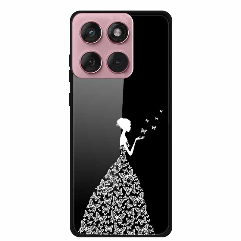 For Motorola Edge 60 60s 5G Case Hard Back Cover Tempered Glass Case For Motorola Edge 60 Fusion Phone Case Soft TPU Bumper Para