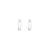 S925 Sterling Silver Minimalist Black Stud Earrings for Men & Women – Trendy, Niche Style