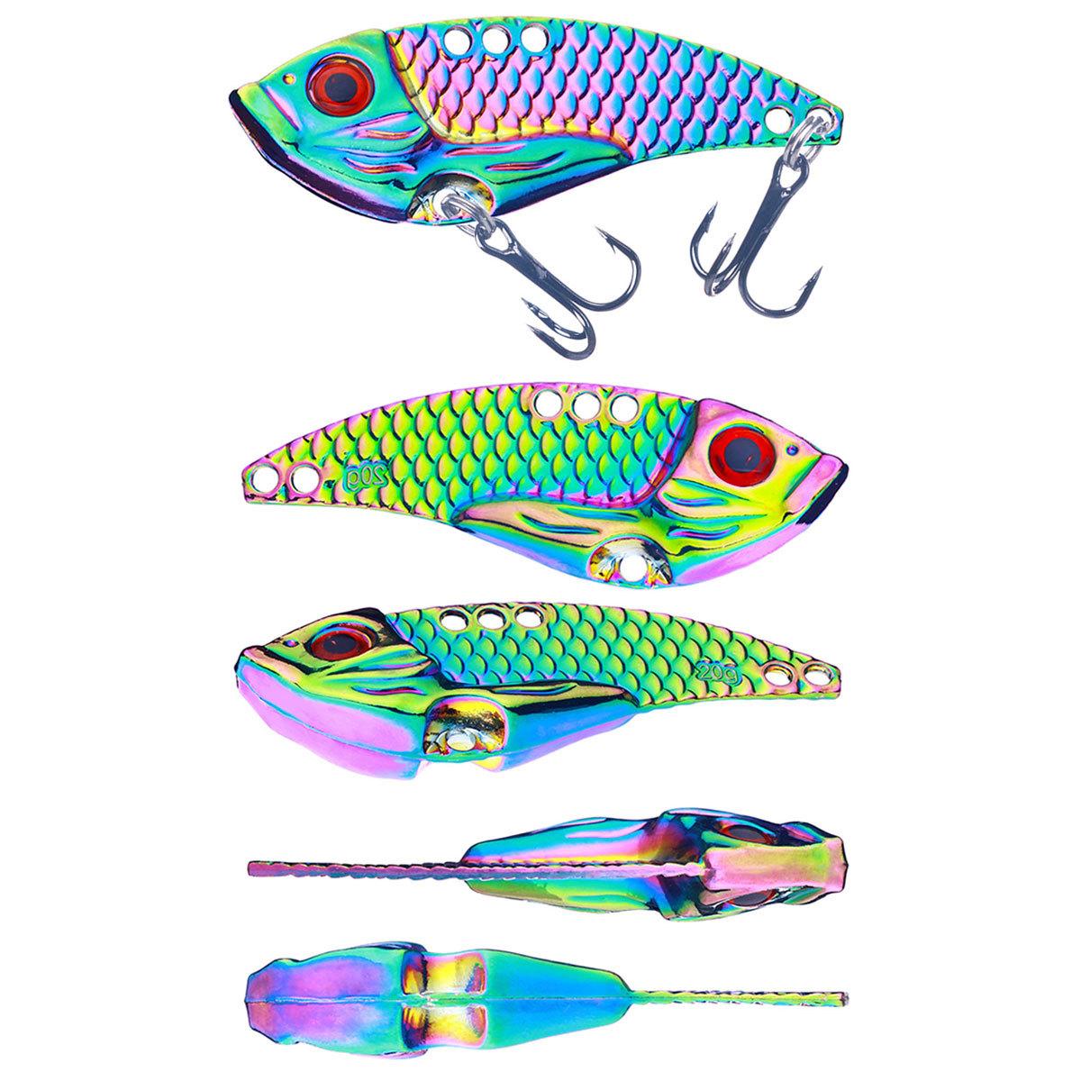 

Ice Fishing Special Bait 3-20G Submerged Water Vib Fake Bait with Colorfulesign for Freshater & Saltwater Universal Bass And Red 3g