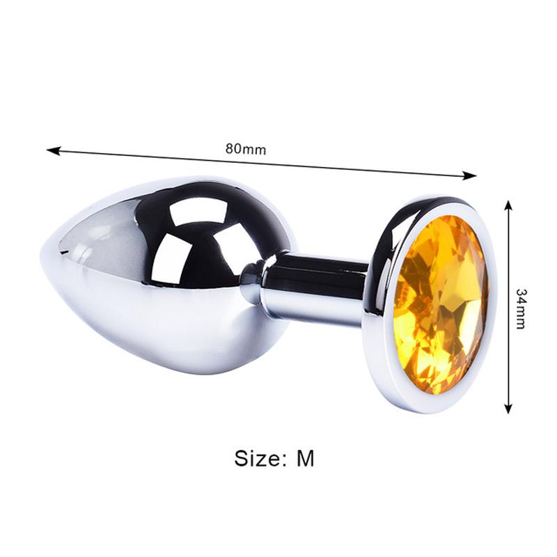 Sex Vibrator Metal Anal Toys For Women Adult Sex Products Men Butt Plug Stainles Steel Anal Plug Sex-toy Anal DildoToys 7