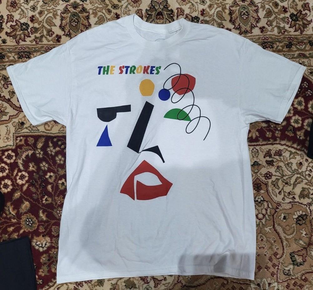 The Strokes Band Shirt, The Strokes Cotton White Unisex T-shirt S-5XL VN3228 Unisex T-Shirt XXXL