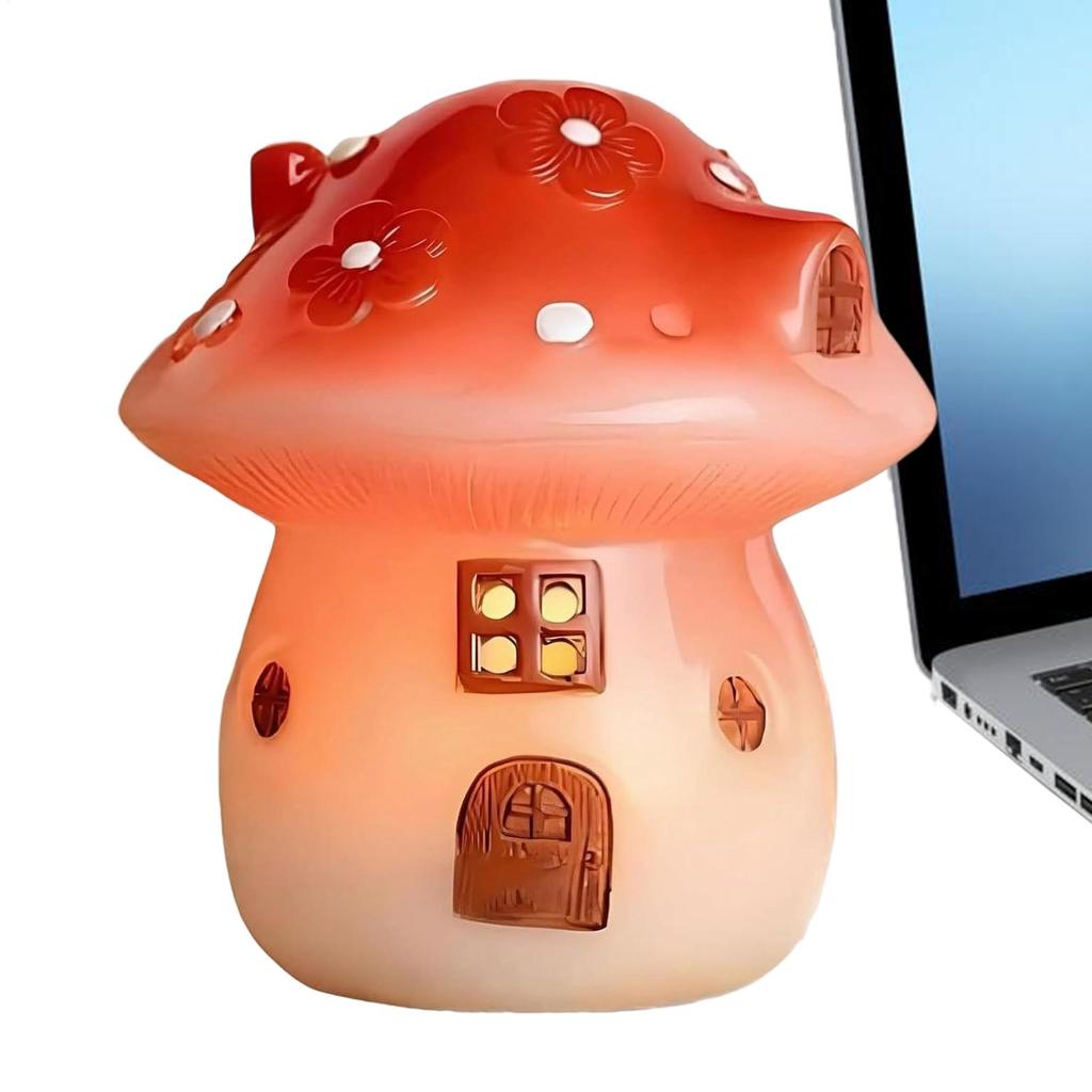 Mushroom Night Light Mushroom Night Lamp For Kids Creative Light For Kids Room Table Desk Dorm Bedroom Nursery Home Reading