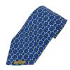 Used Tie Toyota Limited Edition Silk Blue White Business