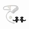 Acoustic Coil Tube Universal Replacement Acoustic Tube with Silicone Earplugs for Two Way Radio