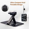 Heavy Duty Foldable Projector Stand Triangular Structure Supports 11Lbs Metal Mount For Wall Ceiling Desktop