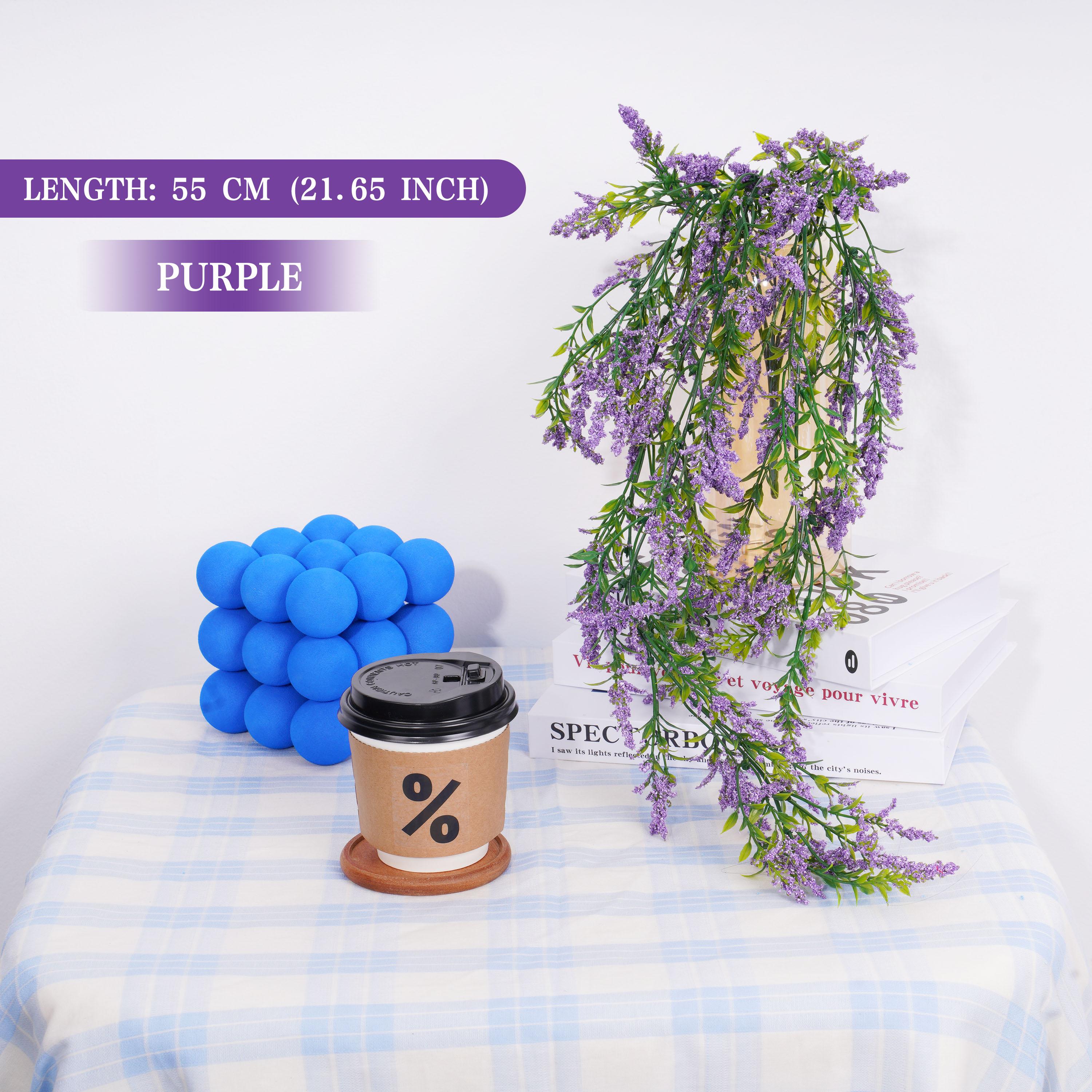 

Artificial Hanging Flowers Fake Vine Garland Plants Hanging Baskets Garden Decorfor Home Wedding Party Outdoor Yard Wall