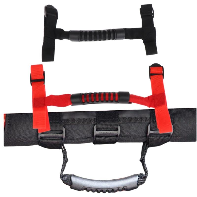 1Pcs Freedom Rubicon X Unlimited Roll Bar Grab Handles For 1995-2026 Jeep Wrangler YJ TJ JK JKU JL Sports Sahara