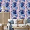 Ink blue, purple, light gray and navy blue wallpaper 50x1000