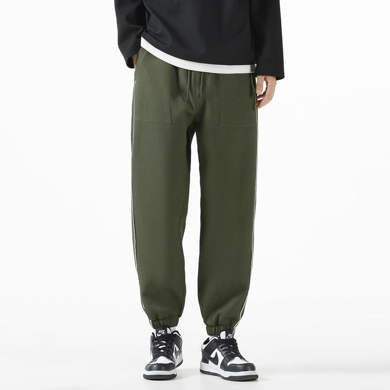 Men's Casual Pants Men's Spring and Autumn Trend Sweatpants Elastic Tights Men's Loose Sports Pants Student