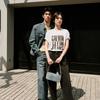 Calvin Klein Neue Mode Jeans Achselstoff Schultertasche Mittel Damen Taschen Hellblau 4F3217G-VGO