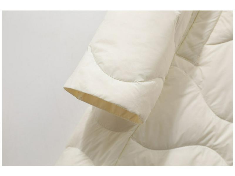 Youjia Damen Extra Lange Kapuzen-Daunenjacke - Schlankmachend und Warm für Herbst/Winter.