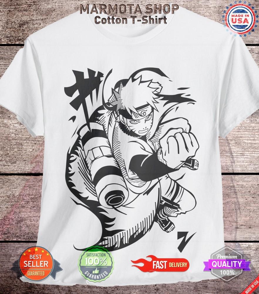 

Naruto Shirt Shippuden Kurama Kyubi Itachi Anime Unisex Tee T-Shirt All Size 2XL