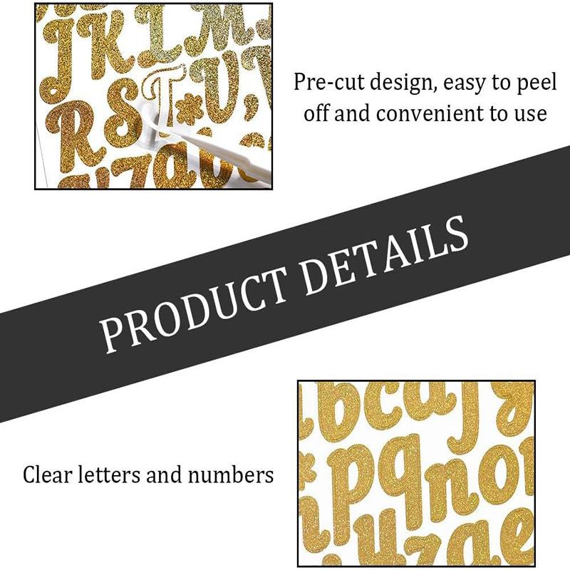 6Sheets Letter Number Symbol Stickers 1Inch Selfadhesive Letter Number Symbol Stickers Kit 528 Pieces Alphabet Numbers Stickers