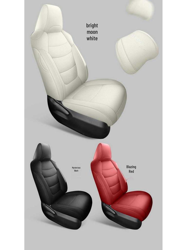 2025 Toyota bz5 Full Coverage Perforated Leather Seat Cover - Universal Four Seasons Cushion