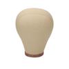 24in Canvas Block Head C T Type Needles Clips Hats Wig Display Head for Hairdressing