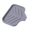 1pc Silicone Soap Dish Short Long Anti-slip Quick Drain Soft Rectangle Multi-functional Soap Holder Tray Box Bathroom Supplies